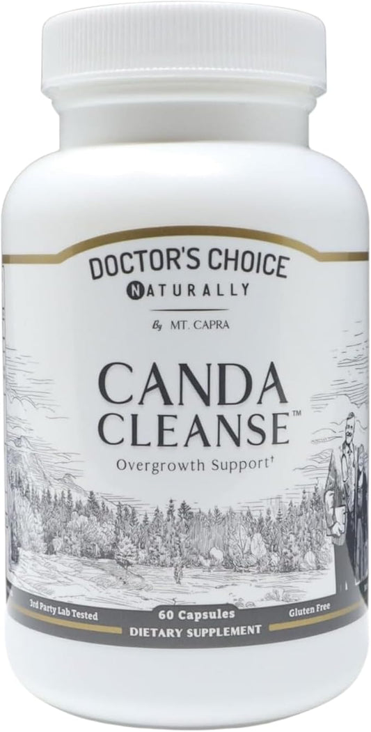 Mt. Capra Canda Cleanse | Support Intestinal Wellness | With Enzymes, Caprylic Acid, Pau D'Arco, Olive Leaf Extract, Garlic, Oregano, and Much More