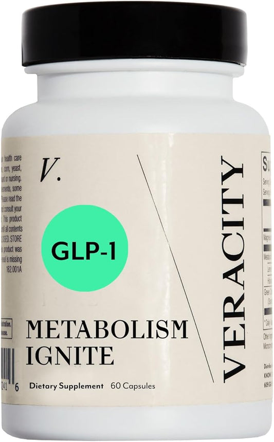 Veracity Ignite - Natural Cellular Metabolic Support Supplement, Hormone Regulator for Women - Body Recomposition GLP-1 Regulator - 100% Non-Drug Formula