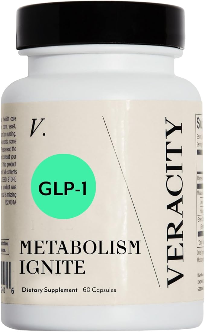 Veracity Ignite - Natural Cellular Metabolic Support Supplement, Hormone Regulator for Women - Body Recomposition GLP-1 Regulator - 100% Non-Drug Formula
