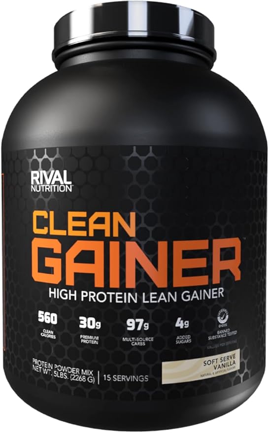 Rival Nutrition Clean Gainer Soft Serve Vanilla 5lbs