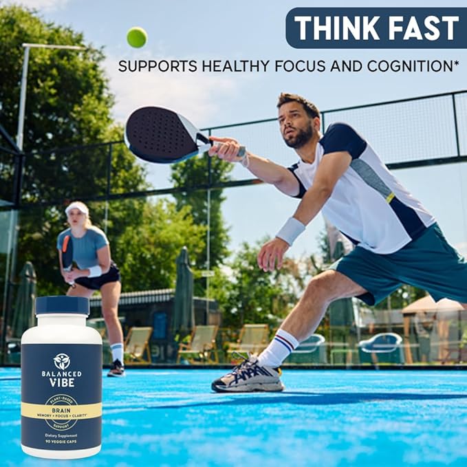 Nootropic Brain Supplement for Healthy Memory, Focus, Cognition | Balanced Fusion of Organic Lion’s Mane and 7 Power Plants | Neuro Protective Formula | Brain Boost | Adaptogens | Non-GMO. 90 caps.