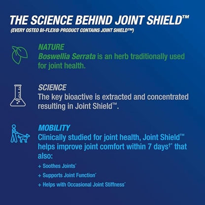 Osteo Bi-Flex Triple Strength(5), Glucosamine Chondroitin with Vitamin C Joint Health Supplement, Coated Tablets, 40 Count