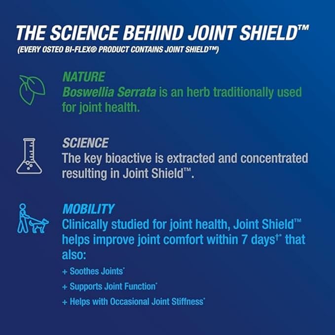 Osteo Bi-Flex Triple Strength(5) with Vitamin D Glucosamine Chondroitin Joint Health Supplement, Coated Tablets, 80 Count