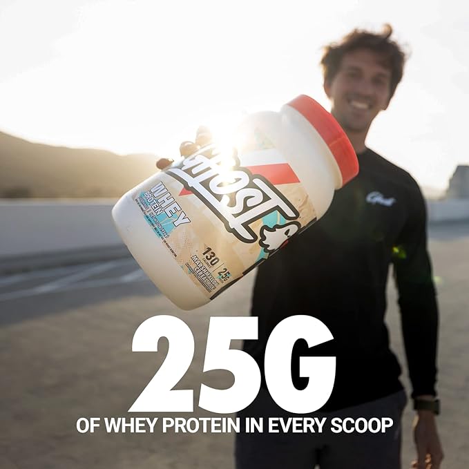 GHOST Whey Protein Powder, Marshmallow Cereal Milk - 2LB Tub, 25G of Protein - Flavored Isolate, Concentrate & Hydrolyzed Whey Protein Blend - Post Workout Shakes - Soy & Gluten Free