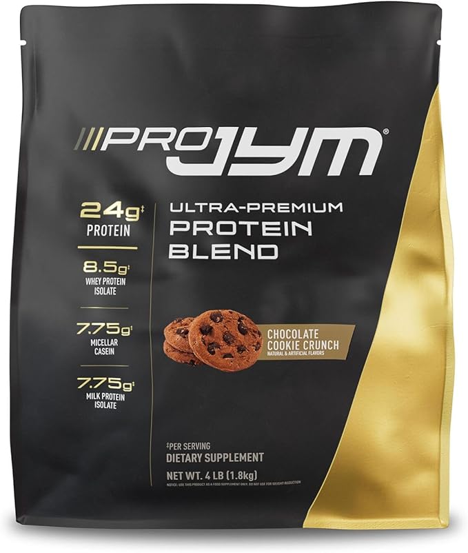 Pro JYM Chocolate Cookie Crunch Protein Powder - Whey Protein Isolates, Casein, & Milk Protein, Lean Muscle Building for Men & Women, JYM Supplement Science, 45 Servings