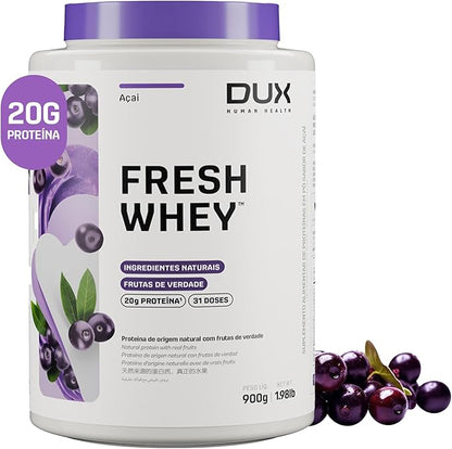 Fresh Whey Açaí - 20g of Protein per Serving - Amino Acids, Brazilian Fruits and Nuts, Pre and Post-Workout - 32oz