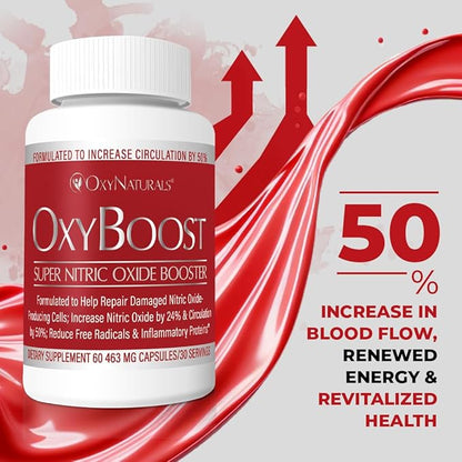 OxyBoost - Nitric Oxide Supplement (1 Bottle - 30 Servings)