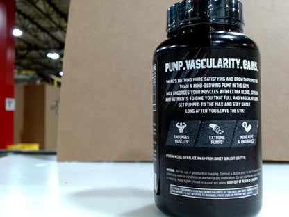 Nutrex Research NIOX Extreme Pumps NO3-T Arginine Nitrate Supplement with Vitamin C and AstraGin - Pre-Workout Booster for Muscle Pump, Vascularity, and Endurance - 90 Capsules