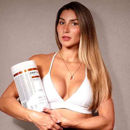 Vegan Protein Powder Vanilla by TASHIE - Organic Plant Based Protein Powder with BCAA, HMB & Probiotics, Zero Sugar, Non-GMO, Gluten Free, Keto-Friendly, NSF Certified - 28 Servings