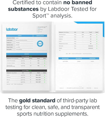 LEGION Recharge Post Workout Supplement - All Natural Muscle Builder & Recovery Drink with Micronized Creatine Monohydrate Naturally Sweetened & Flavored (Unflavored, 30 Serving (Pack of 1)