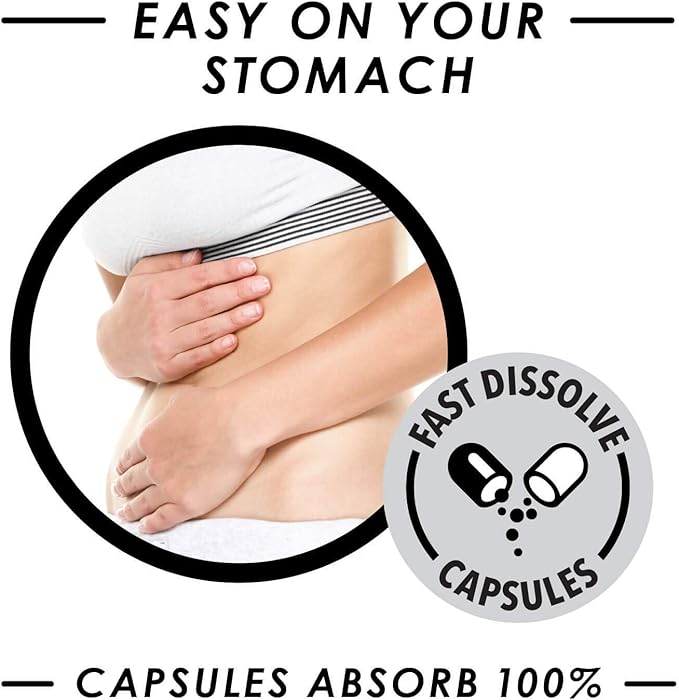 Sport Formula Daily Keto Superfood Multivitamin BCAA Amino Acid Powder Capsules for Men and Women. Won't Upset Your Stomach: Natural Vitamin B Energy Complex: Anti Aging Immune System Support