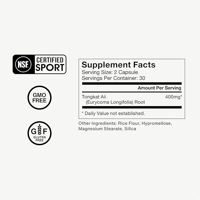 Momentous Tongkat Ali for Men and Women - Natural Performance Longjack Tongkat Ali Supplement for Health & Wellness - Hormone, Energy & Mood Support - Root Extract Powder, 30 Servings