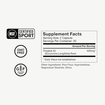 Momentous Tongkat Ali for Men and Women - Natural Performance Longjack Tongkat Ali Supplement for Health & Wellness - Hormone, Energy & Mood Support - Root Extract Powder, 30 Servings