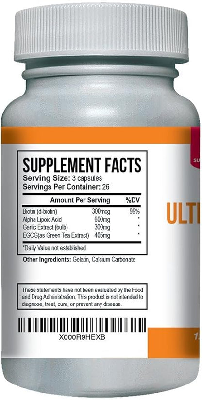 Ultimate PAGG Stack™ 4 Hour Body by Tim Ferriss - Policosanol, Alpha Lipoic Acid, Green Tea Flavonols, Garlic Extract