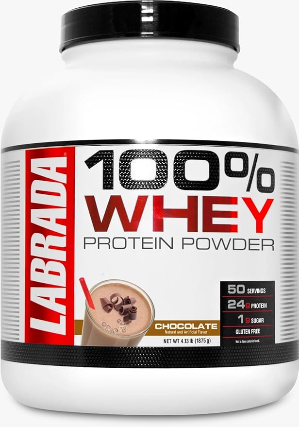 Labrada Nutrition 100% Whey Protein Chocolate 4.13 Pound