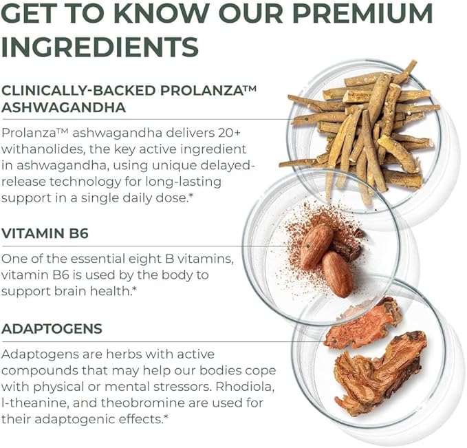 Primal Harvest Stress Relief Supplement for Women and Men Pure Ashwagandha Root Extract, L-Theanine Supplements, 30 Capsules