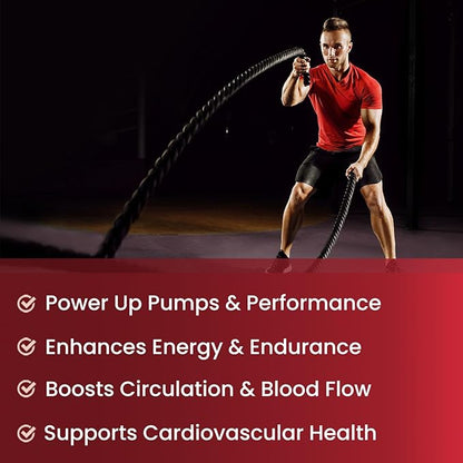 Nitric Oxide Supplement | L-Arginine, L Citrulline Malate, AAKG, Pine Bark, Grape Seed Extract | Extra Strength Nitric Oxide Booster | Nitric Oxide Pills for Men & Women | Strength, Energy, Blood Flow