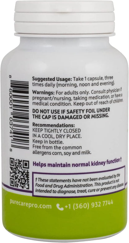 Renohelp Powerful All-Natural Kidney Support Supplement for Healthy Kidney Function, Creatinine Levels and Glomerular Filtration, Vegan & Gluten Free* (90 Capsules)