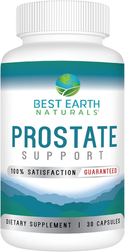 Best Earth Naturals Prostate Support Supplement for Men - Prostate Support - 30 Day Supply