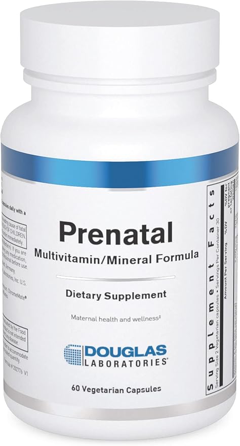 Douglas Laboratories Prenatal | Essential Vitamins and Minerals to Support Maternal Health During Pregnancy* | 60 Capsules