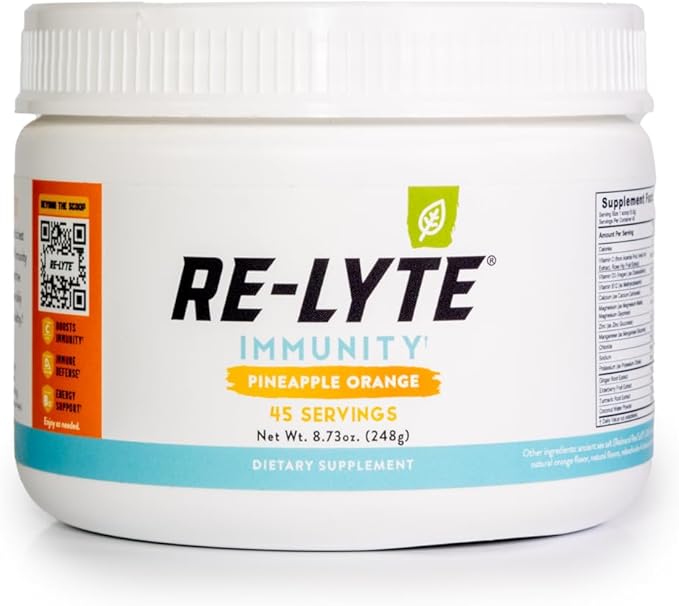 REDMOND Re-Lyte Immunity, Multivitamin Supplement Mix (Pinapple Orange)