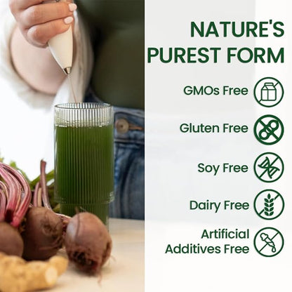 Superfood Reds & Greens Powder - 11.64 oz, Pack of 2, Prebiotics & Probiotics for Digestive Health, Super Greens Powder with Ashwagandha for Gut Health, Immunity, Antioxidants, Vegan