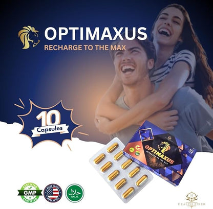 Optimaxus for Energy Support,Endurance and Extra Strength,10 Capsules
