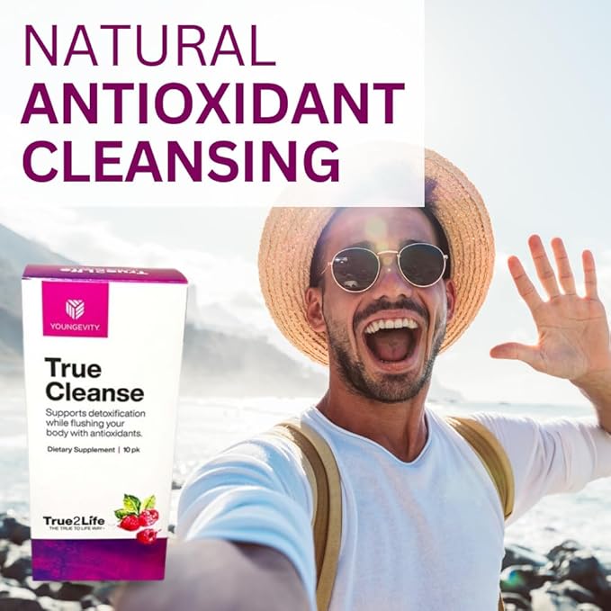 Youngevity 30 Day Detox - Liver, Gut, Digestion Ultimate Detox - 30+ fruits, herbs, and proprietary cofactors - Complete Natural Cleanse - Easy, fast detoxification - Detox + Replenish (30 Day Supply)