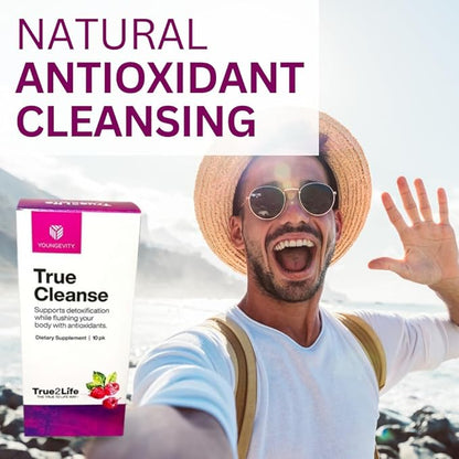 Youngevity 30 Day Detox - Liver, Gut, Digestion Ultimate Detox - 30+ fruits, herbs, and proprietary cofactors - Complete Natural Cleanse - Easy, fast detoxification - Detox + Replenish (30 Day Supply)