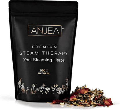 Yoni Steaming Herbs 2 oz (2-4 steams), Vsteam Herbs for Cleansing and Tightening Detox, Natural V Steam Herbs for V Steam Seat Kit, Herbal Sitz Bath Soak, Filter Bags Included