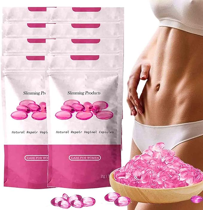 Instant Anti-Itch Detox Products, Capsulas, Firming Repair & Pink and Tender Natural Capsules, Capsulas (8Bag-B)