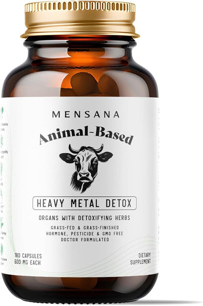 Heavy Metal Detox Supplement, Kidney, Liver Cleanse Detox & Repair Capsules, 180 Capsules - 30 Servings