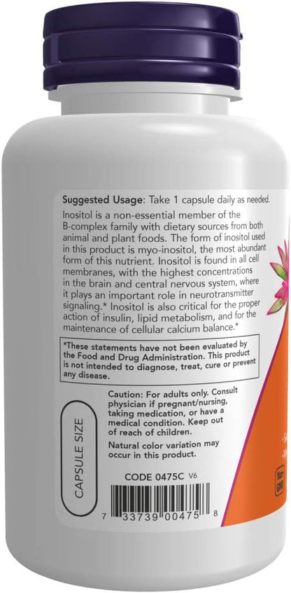 Inositol 500mg 100 Capsules (Pack of 2)