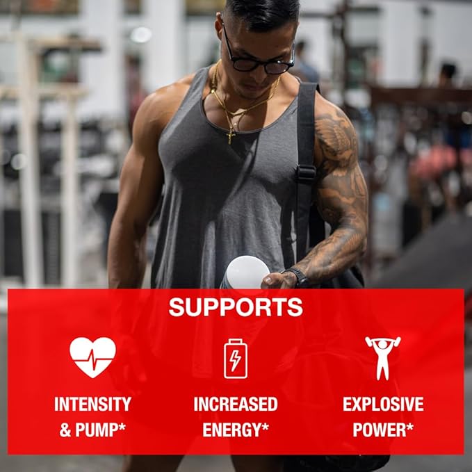 Honey Badger Pre Workout Powder, Keto Vegan Preworkout for Men & Women, Beta Alanine & Caffeine, Sugar Free Natural Energy Supplement, Fruit Punch (High-Stim)