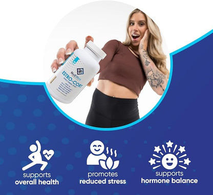 NuEthix Formulations Estro-Cort Anti-Estrogen Nutritional Support Dietary Supplement, 120 Capsules