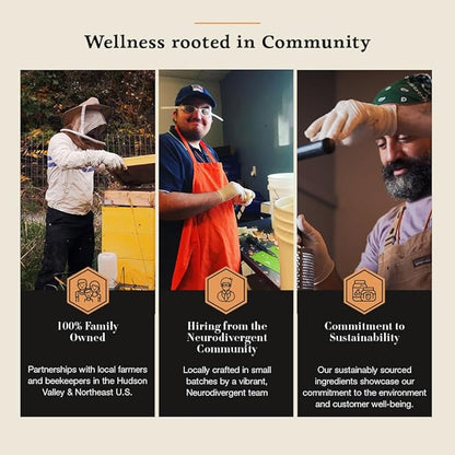 Hany's Harvest Unsweetened Fire Cider – 32 fl oz Glass Bottle | All-Natural, Small-Batch, Handcrafted, Non-GMO, Gluten-Free, Immune & Digestive Support