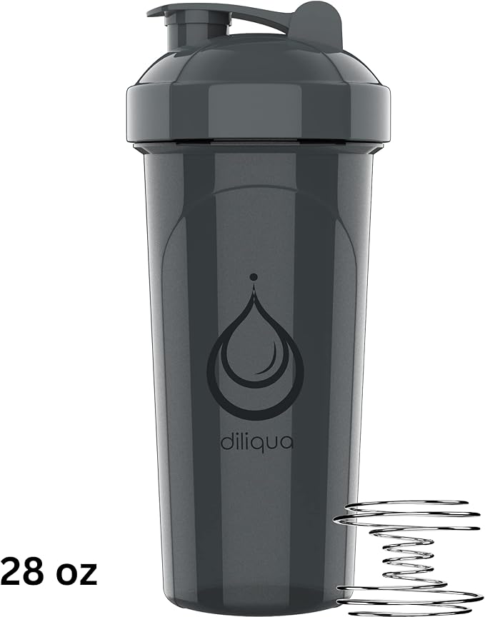 2 PACK, 28 oz & 20 oz Shaker Bottles for Protein Mixes | BPA-Free & Dishwasher Safe |small protein shaker bottle | Shaker Cups for protein shakes | Blender Shaker Bottle Pack