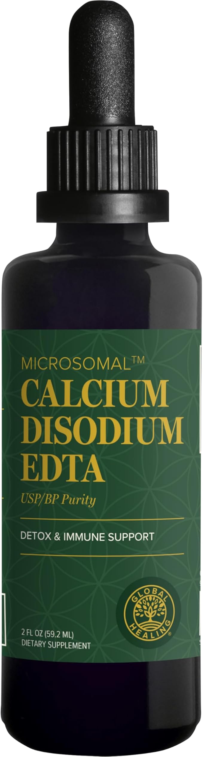 Global Healing Calcium Disodium EDTA - 2 Fl Oz