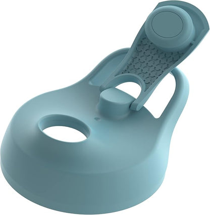 Promixx Pursuit Shaker Bottle Insulated Stainless Steel Water Bottle and Blender Cup, 18oz, Ocean Calm Blue