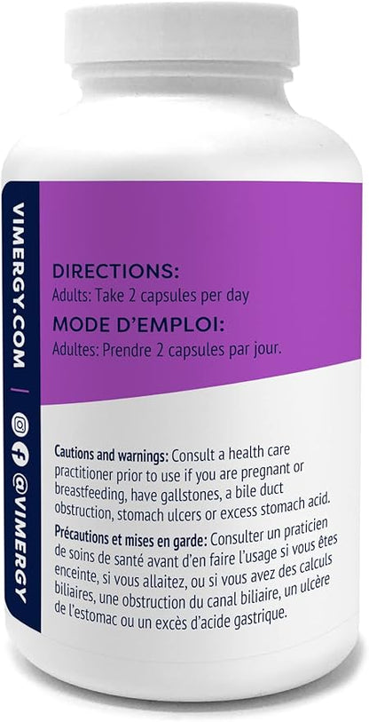 Vimergy Magnesium Glycinate – Stress Support – Chelated to Avoid Tummy Upset*– Promotes Heart Health & Energy*– Kosher, Vegan Gluten-Free – 180 Caps