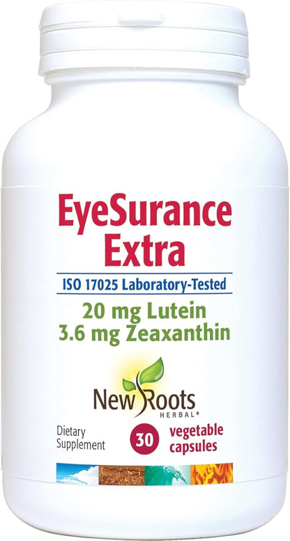 New Roots | Eye Supplement with Billberry, Lutein, Zeaxanthin and Multi-Vitamins, Designed with Naturopathic Doctors (30 Capsules)