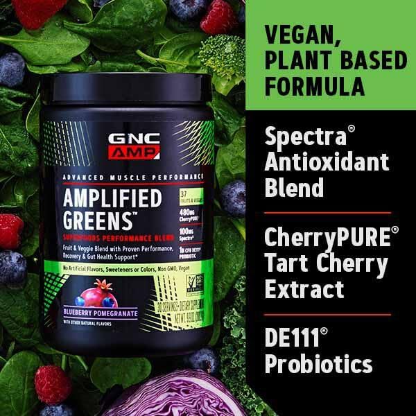 GNC Superfoods Amplified Greens Icy Lemonade