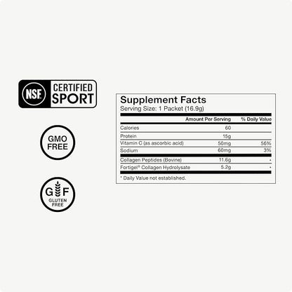 Momentous Grass Fed Collagen Peptides Powder - Collagen Protein Powder with Fortigel & Vitamin-C for Hair, Skin, Nails & Joint Health Support - Packaging May Vary