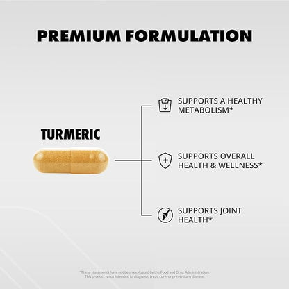 Sculpt Nation by V Shred Powerful Turmeric Supplement - Turmeric Curcumin with Black Pepper & Patented Ingredients for Joint Health - 30-Day Supply
