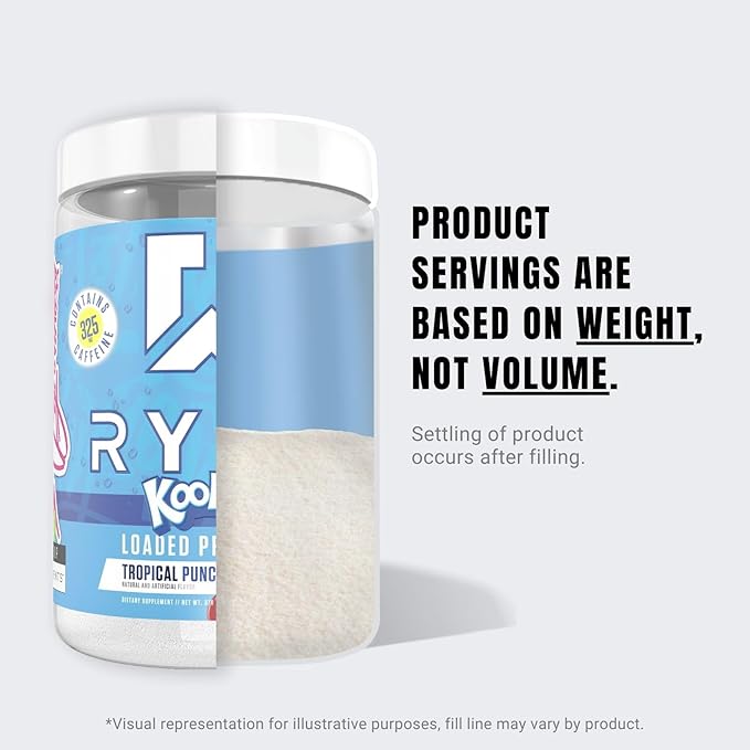 Ryse Loaded Pre Workout Powder Supplement for Men & Women | Pumps, Energy, Focus | Beta Alanine + Citrulline | 325mg Caffeine | 30 Servings (Tropical Punch)