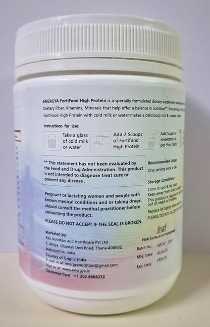 FORTIFOOD High Protein Powder 63g, Taste Best Whey & Plant Protein + Prebiotic Fiber, 24 Vitamins Minerals for Muscle, Metabolic & Women Health, Recovery, Immunity