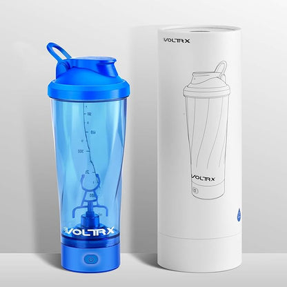 VOLTRX Premium Electric Protein Shaker Bottle, Made with Tritan - BPA Free - 24 oz Vortex Portable Mixer Cup/USB Rechargeable Shaker Cups for Protein Shakes
