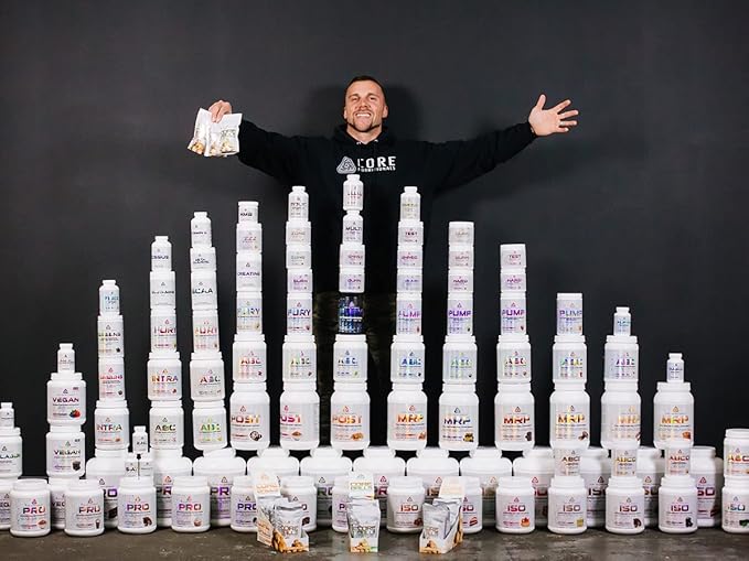 Core Nutritionals Platinum Vegan Gourmet Plant-Based Protein Blend with 21 Grams of Pea Protein, Lactose, Soy and Gluten Free 29 Servings (Peanut Butter Pie)