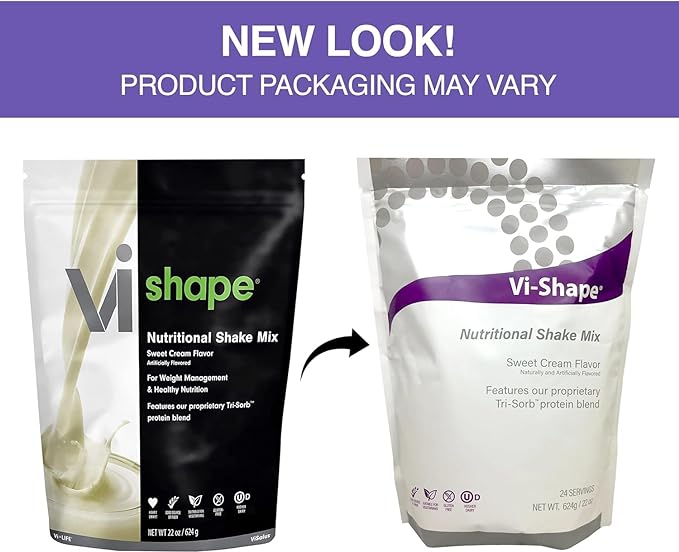 Vi Shape Original Nutritional Shake Mix Sweet Cream Flavor | 22oz (1 Bag, 24 Servings)